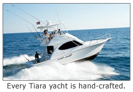 Tiara 3900 - every yacht is hand-crafted.